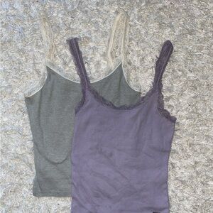 Two hollister tank tops